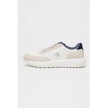 Pantofi sport din piele cu logo