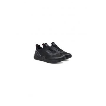 Pantofi sport pentru barbati -  305154927 - piele ecologica - negru