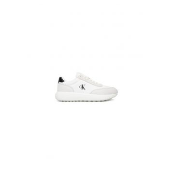 Pantofi sport pentru barbati -  305197368 - piele naturala - alb/bej -