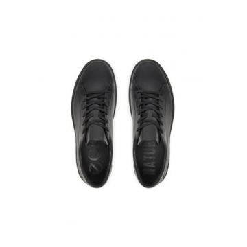 Tenisi barbati 305538161 -  Piele naturala - Negru