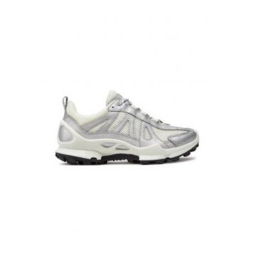 Tenisi dama -  piele ecologica - argintiu