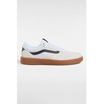 Tenisi unisex din piele intoarsa cu logo