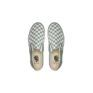 Tenisi unisex -  material textil - verde/alb -