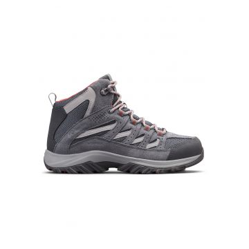 Ghete trekking dama -  impermeabile - gri - piele intoarsa