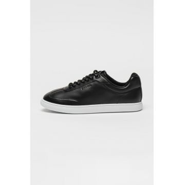 Pantofi sport din piele cu detaliu logo