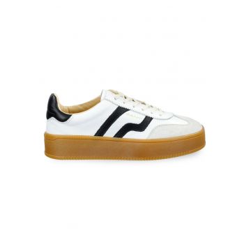 Tenisi de dama -  305603227 - piele naturala - alb