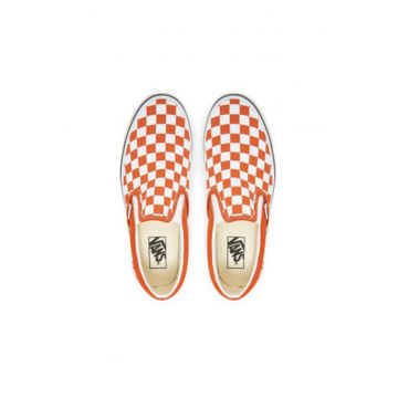 Tenisi unisex -  material textil - alb/portocaliu