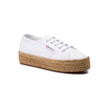 Espadrile pentru femei -  201085660 - material textil - alb -