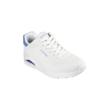 Pantofi barbati  Piele ecologica - Alb