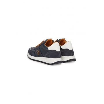 Pantofi sport barbati - 7873233 -  Piele naturala - 35 EU - Bleumarin