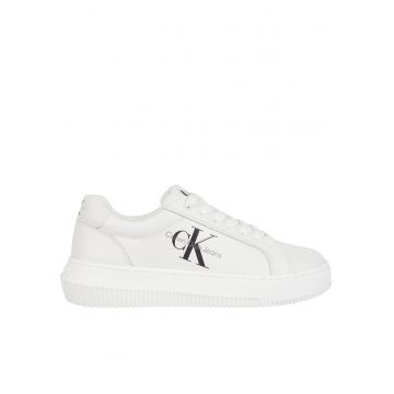 Pantofi sport din piele cu logo