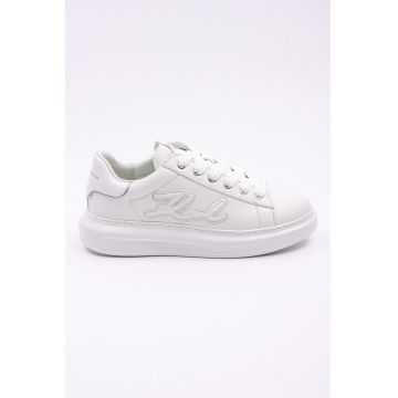 Pantofi sport din piele cu logo