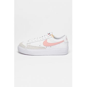 Pantofi sport low-cut de piele cu garnituri de piele intoarsa Blazer