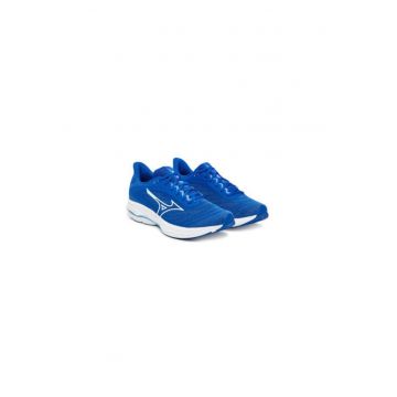 Pantofi sport pentru barbati  material textil - alb/albastru