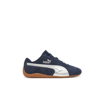 Tenisi unisex -  albastru/alb - piele naturala