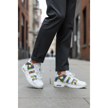 Adidasi barbati casual  albi AIR70