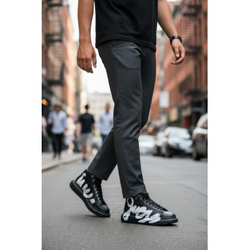 Adidasi barbati casual  negri 6620