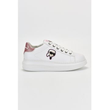 Pantofi sport de piele cu logo