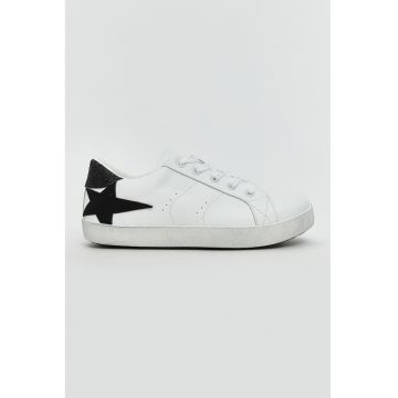 Pantofi sport de piele ecologica cu detalii stralucitoare