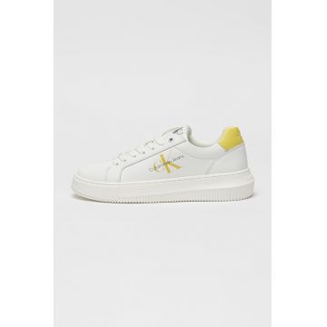 Pantofi sport din piele cu logo