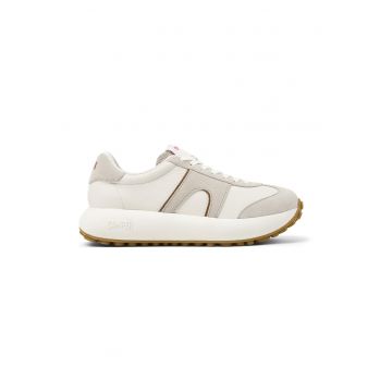 Pantofi sport flatform din piele