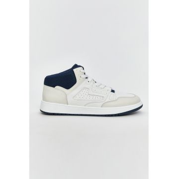 Pantofi sport mid-high din piele ecologica