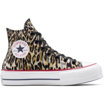 Tenisi unisex Converse Chuck Taylor All Star Lift Platform Leopard A15462C