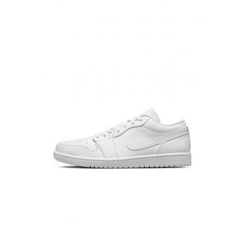 Pantofi sport  Air Jordan 1 Low - alb - piele