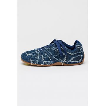 Pantofi sport din denim cu design striat The 72 Spring