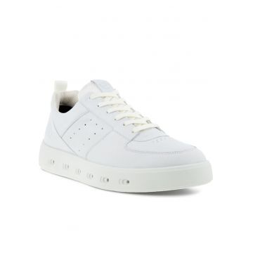 Tenisi barbati  Piele naturala - alb