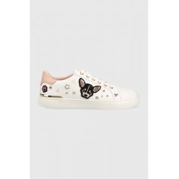 Aldo sneakers Chicou culoarea alb