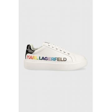 Karl Lagerfeld sneakers MAXI KUP culoarea alb KL62226