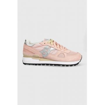 Saucony sneakers Shadow culoarea roz