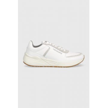 Trussardi sneakers din piele Notos Nm culoarea alb