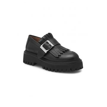 Mocasini dama -  513735 - Piele naturala - Negru