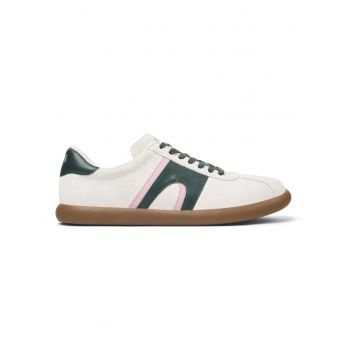 Pantofi casual de piele nabuc cu insertii de piele Pelotas Soller