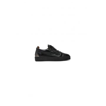 Pantofi sport barbati  304486630 - Piele naturala - Negru