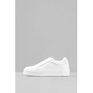 Pantofi sport flatform de piele