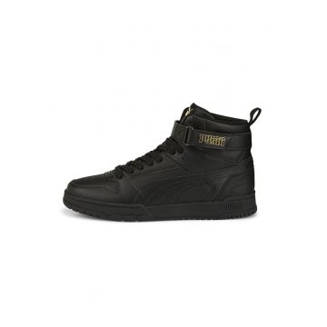 Pantofi sport high-top unisex cu insertii din piele RBD Game
