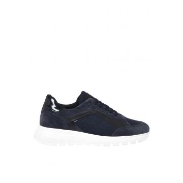 Pantofi sport low-cut din piele intoarsa