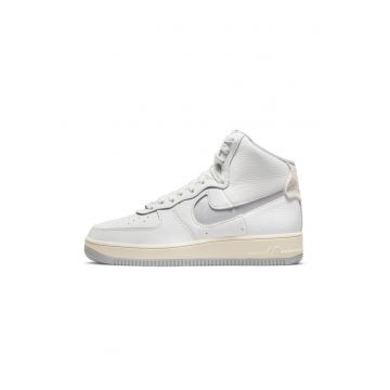 Pantofi sport -  W AF1 Sculpt White Silver - Piele naturala - Alb
