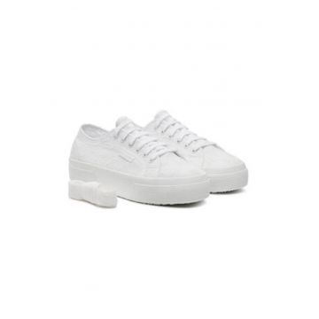 Tenisi dama -  alb - material textil