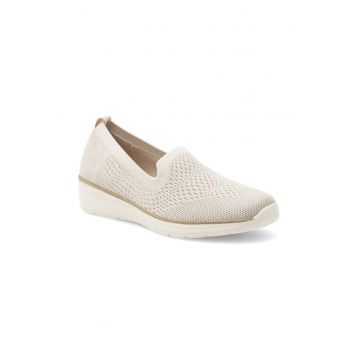 Pantofi sport dama - 4344 -  Textil - Bej