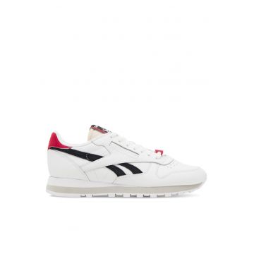 Tenisi albi pentru barbati marca  din piele naturala