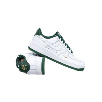Pantofi sport  Air Force 1'07 Mini Jewel - alb-verde - piele naturala