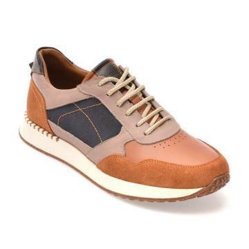 Pantofi sport BITE THE BULLET maro, 31352, din piele naturala
