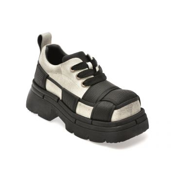 Pantofi sport GRYXX albi, 6882, din piele naturala