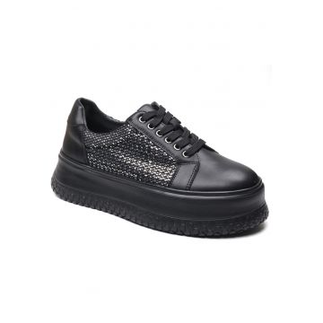 Sneakers dama W1W140022A 01 Z negru
