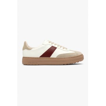 Pantofi sport de piele si piele intoarsa Nora