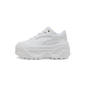 Pantofi sport Karmen X-tra flatform de piele ecologica